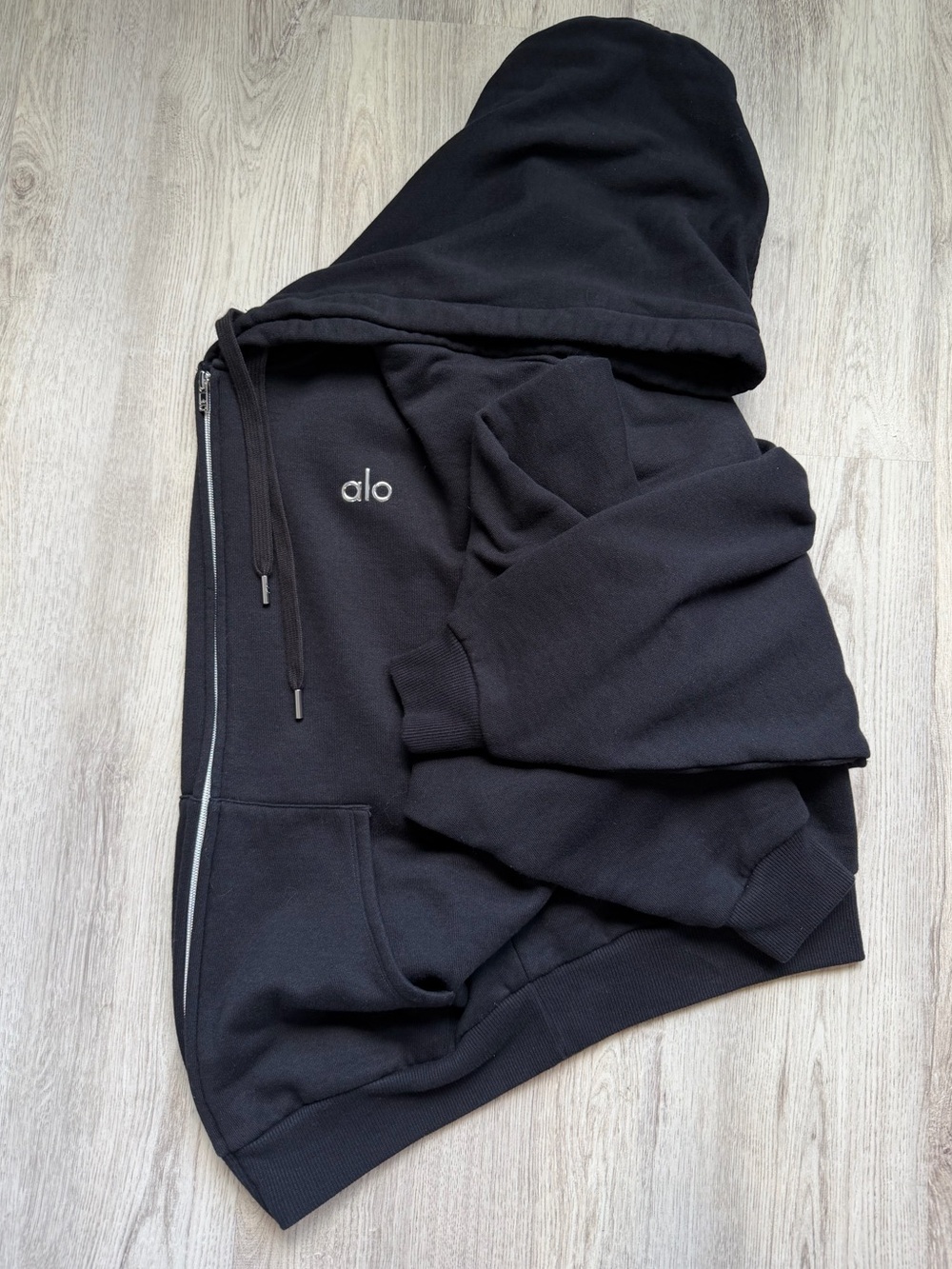 ALO Yoga - Accolade Full Zip Hoodie / Jacket in Black - Women’s - size XS - Picture 2 of 5